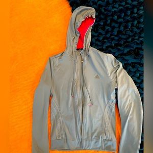 ADIDAS Lightweight Supernova ClimaLite Full-zip Track Jacket Hoodie Sz S